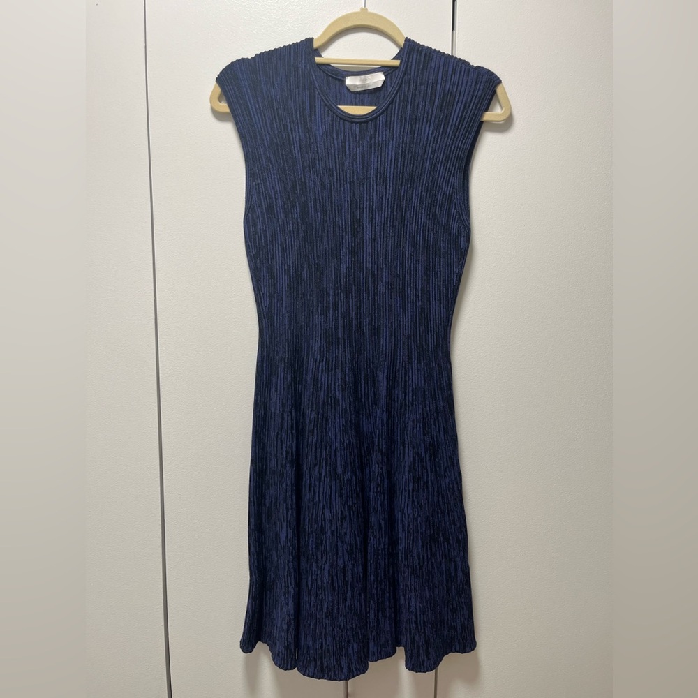 BOSS dress in blue pattern